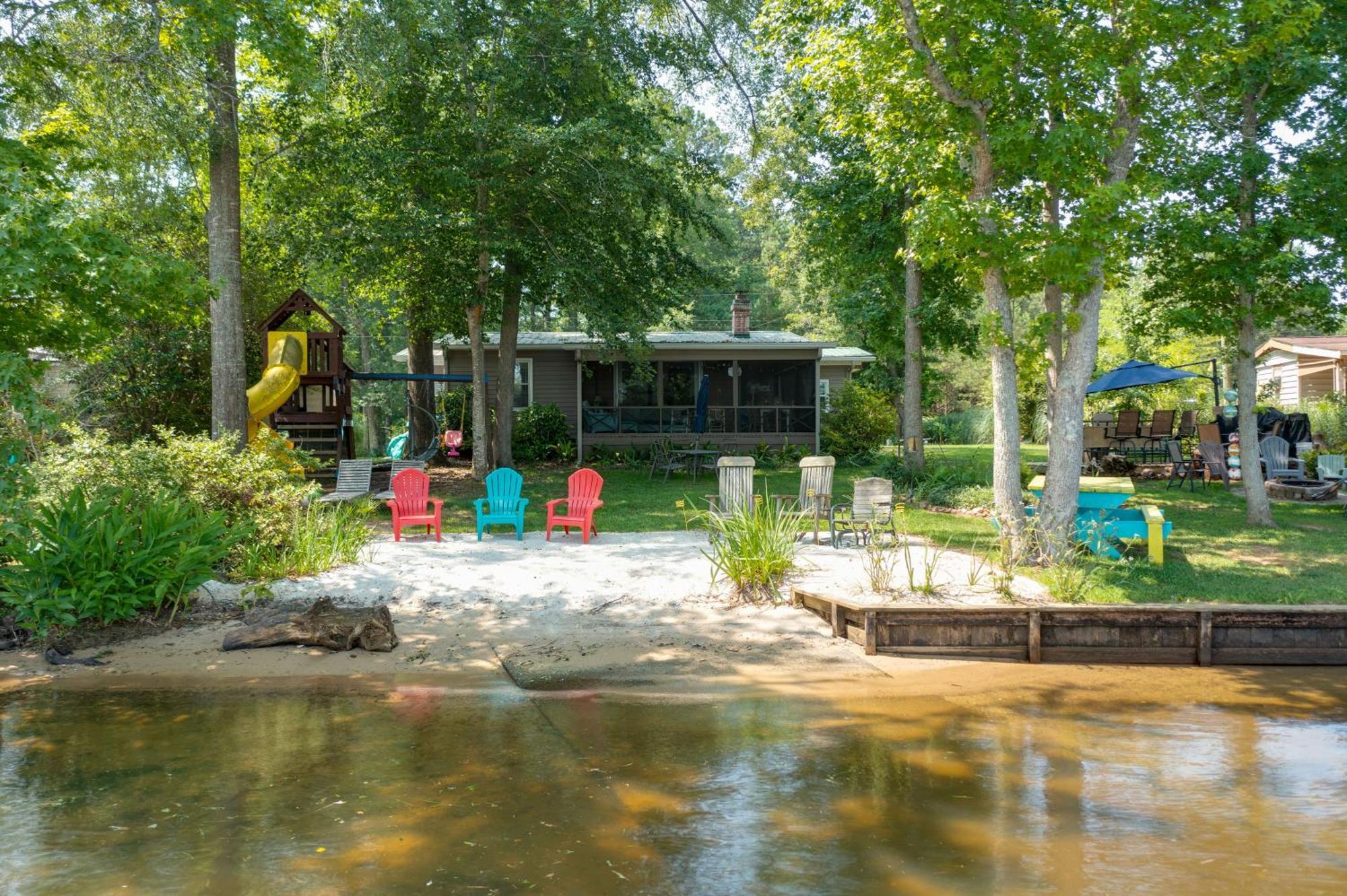 Lake Sinclair Crooked Creek Cottage With Fire Pit! Eatonton Екстер'єр фото