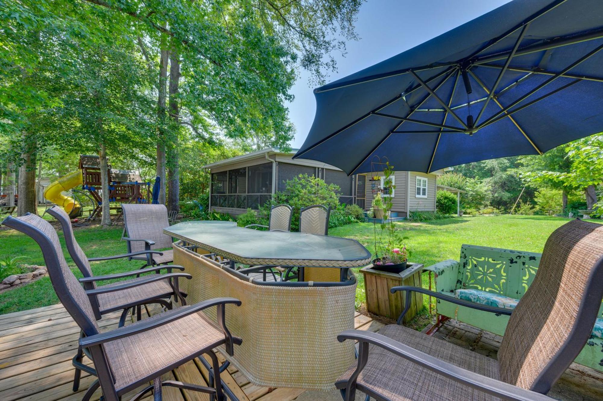 Lake Sinclair Crooked Creek Cottage With Fire Pit! Eatonton Екстер'єр фото
